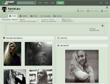 Tablet Screenshot of karolelary.deviantart.com