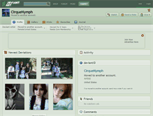 Tablet Screenshot of cirquenymph.deviantart.com