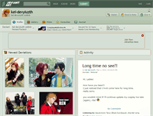 Tablet Screenshot of kei-devyluzth.deviantart.com