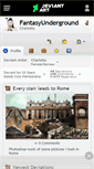 Mobile Screenshot of fantasyunderground.deviantart.com