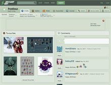 Tablet Screenshot of frostious.deviantart.com