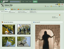 Tablet Screenshot of katana-tate.deviantart.com