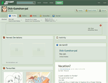 Tablet Screenshot of dick-gumshoe-pal.deviantart.com