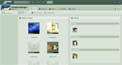 Desktop Screenshot of celestial-beings.deviantart.com
