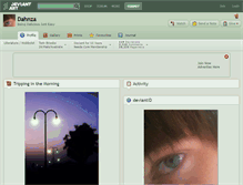 Tablet Screenshot of dahnza.deviantart.com