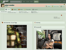 Tablet Screenshot of cajun-voodoo.deviantart.com