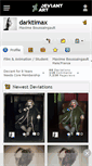 Mobile Screenshot of darktimax.deviantart.com