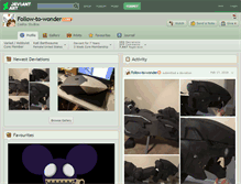 Tablet Screenshot of follow-to-wonder.deviantart.com