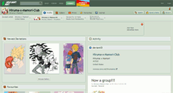 Desktop Screenshot of hiruma-x-mamori-club.deviantart.com