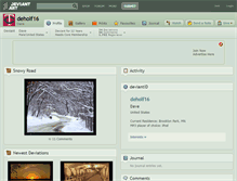 Tablet Screenshot of deholf16.deviantart.com
