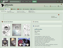 Tablet Screenshot of griffinstudios.deviantart.com