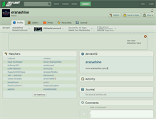 Tablet Screenshot of eranashine.deviantart.com