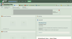 Desktop Screenshot of nickelback-fans.deviantart.com