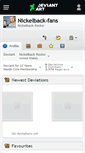Mobile Screenshot of nickelback-fans.deviantart.com