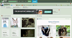 Desktop Screenshot of anagraves.deviantart.com