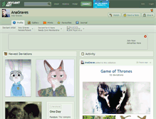 Tablet Screenshot of anagraves.deviantart.com
