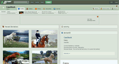 Desktop Screenshot of cassstock.deviantart.com