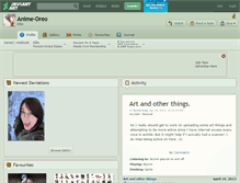 Tablet Screenshot of anime-oreo.deviantart.com