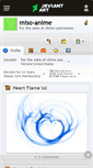 Mobile Screenshot of miso-anime.deviantart.com