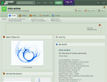 Tablet Screenshot of miso-anime.deviantart.com