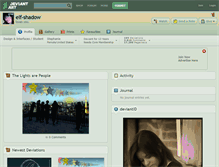 Tablet Screenshot of elf-shadow.deviantart.com