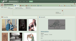 Desktop Screenshot of littledeadybear.deviantart.com
