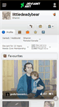 Mobile Screenshot of littledeadybear.deviantart.com