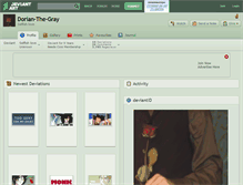 Tablet Screenshot of dorian-the-gray.deviantart.com
