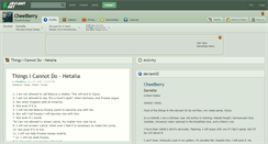 Desktop Screenshot of cheelberry.deviantart.com