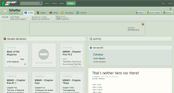 Desktop Screenshot of eshettar.deviantart.com