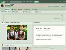 Tablet Screenshot of kenshin1387.deviantart.com