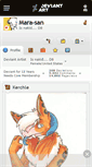 Mobile Screenshot of mara-san.deviantart.com