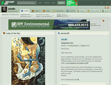 Tablet Screenshot of aledin.deviantart.com