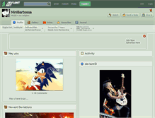 Tablet Screenshot of ninibarbossa.deviantart.com