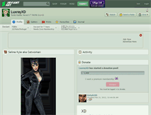 Tablet Screenshot of luxrayxd.deviantart.com