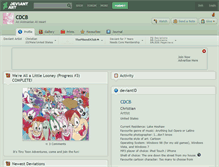 Tablet Screenshot of cdcb.deviantart.com