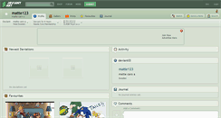 Desktop Screenshot of matte123.deviantart.com