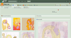 Desktop Screenshot of faery-jun.deviantart.com