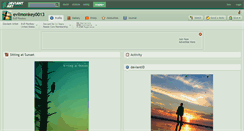Desktop Screenshot of evilmonkey0013.deviantart.com