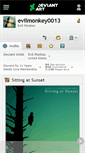 Mobile Screenshot of evilmonkey0013.deviantart.com