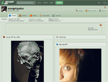 Tablet Screenshot of orangetopatos.deviantart.com