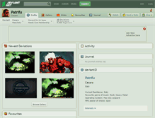 Tablet Screenshot of patrifu.deviantart.com
