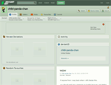 Tablet Screenshot of chibi-panda-chan.deviantart.com