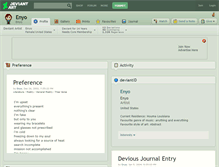 Tablet Screenshot of enyo.deviantart.com