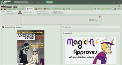 Desktop Screenshot of magici-nplz.deviantart.com