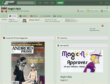 Tablet Screenshot of magici-nplz.deviantart.com