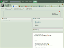 Tablet Screenshot of emaldeth.deviantart.com