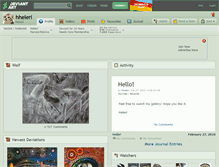 Tablet Screenshot of hheleri.deviantart.com