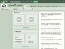 Tablet Screenshot of nocturnal-press-ltd.deviantart.com