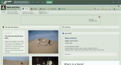 Desktop Screenshot of neko-and-koy.deviantart.com